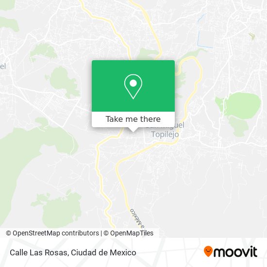 Calle Las Rosas map