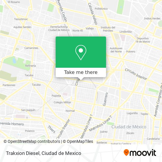Mapa de Trakxion Diesel
