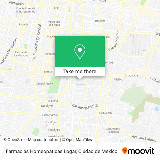 Farmacias Homeopáticas Logar map