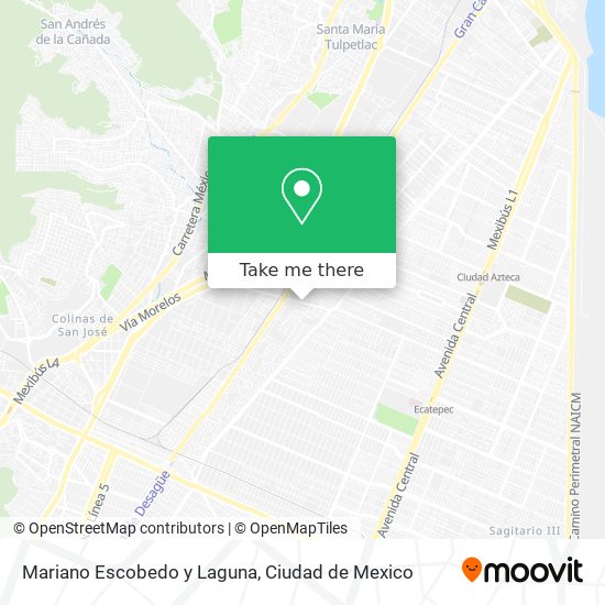 Mariano Escobedo y Laguna map