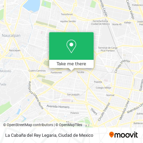 Mapa de La Cabaña del Rey Legaria