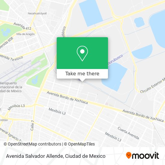 Mapa de Avenida Salvador Allende