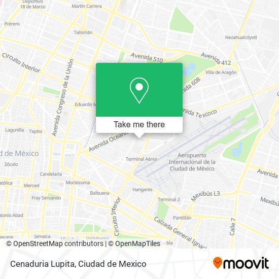 Cenaduria Lupita map