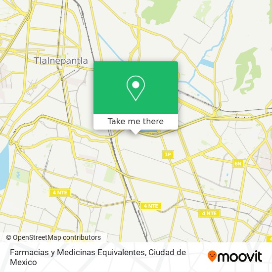 Farmacias y Medicinas Equivalentes map