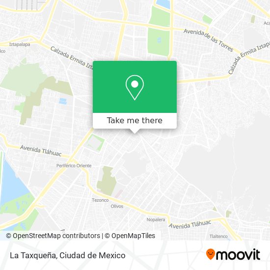 La Taxqueña map