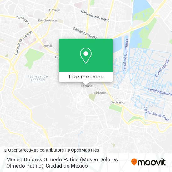 Mapa de Museo Dolores Olmedo Patino