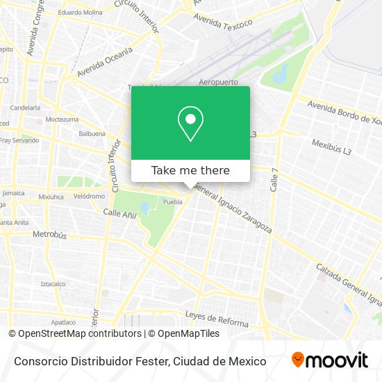 Mapa de Consorcio Distribuidor Fester
