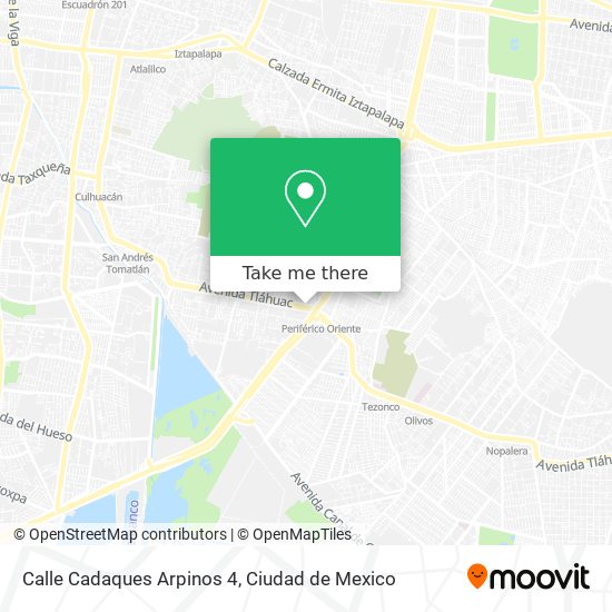 Calle Cadaques Arpinos 4 map