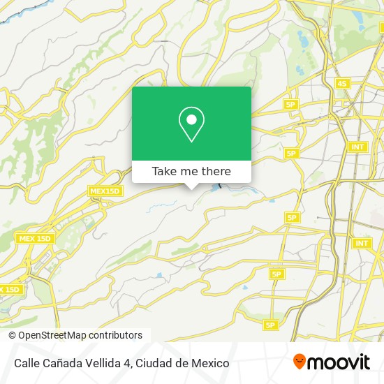 Mapa de Calle Cañada Vellida 4