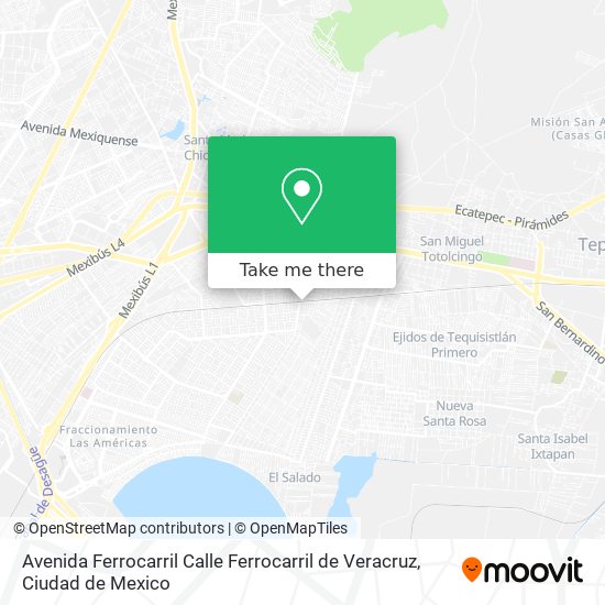 Avenida Ferrocarril Calle Ferrocarril de Veracruz map