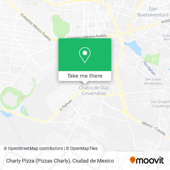 How to get to Charly Pizza (Pizzas Charly) in Ixtapaluca by Bus or Metro?