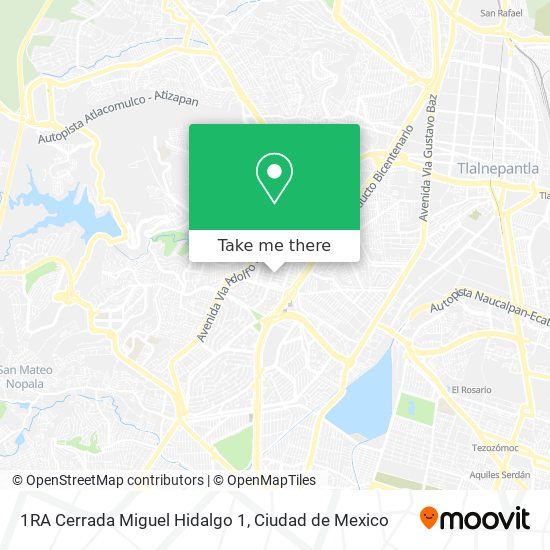 1RA Cerrada Miguel Hidalgo 1 map