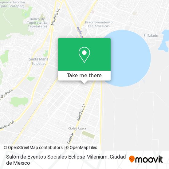Mapa de Salón de Eventos Sociales Eclipse Milenium