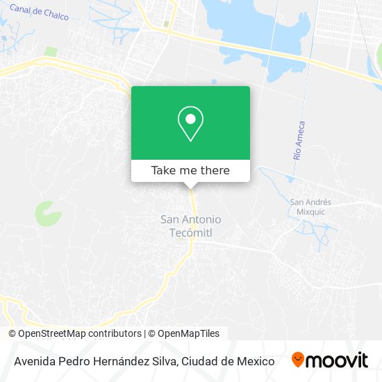Avenida Pedro Hernández Silva map