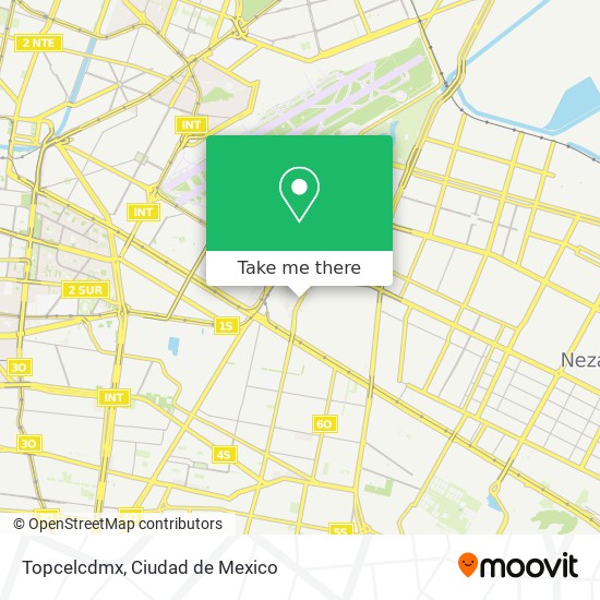 Topcelcdmx map