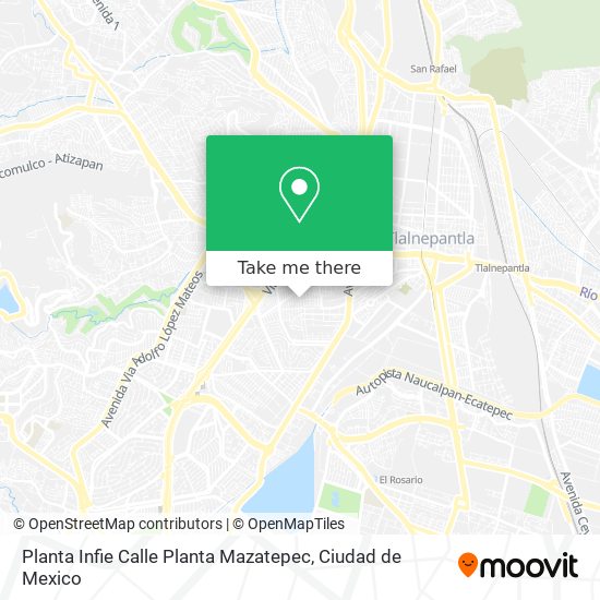 Planta Infie Calle Planta Mazatepec map