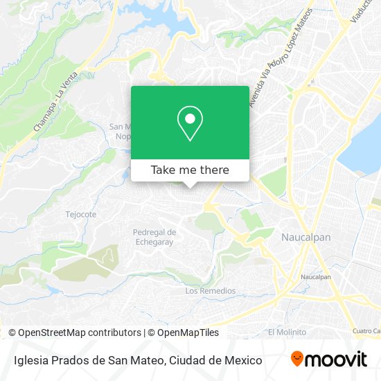 Mapa de Iglesia Prados de San Mateo
