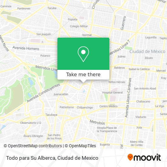 Todo para Su Alberca map