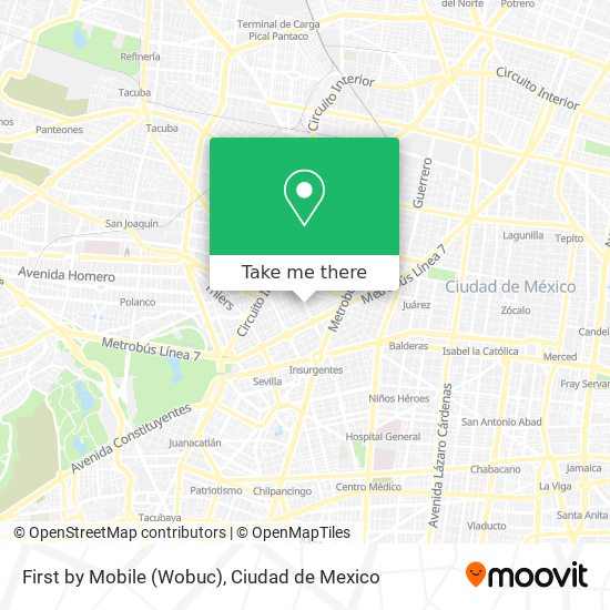 First by Mobile (Wobuc) map