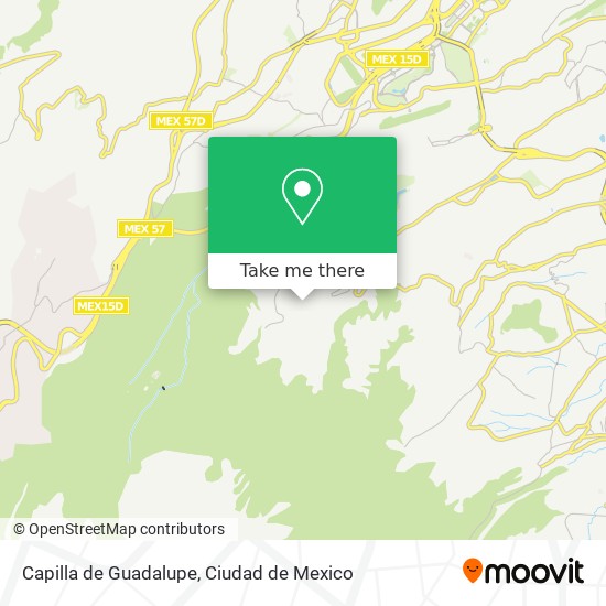 Capilla de Guadalupe map