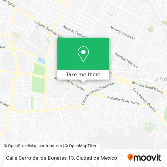 Calle Cerro de los Bonetes 13 map