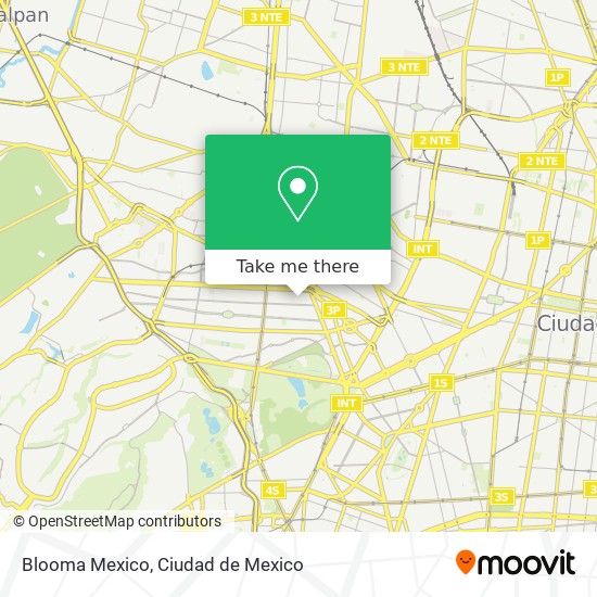 Blooma Mexico map