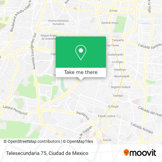 Mapa de Telesecundaria 75