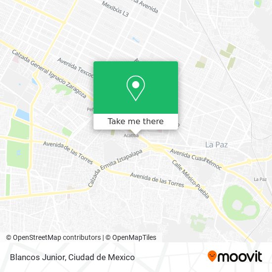 Mapa de Blancos Junior