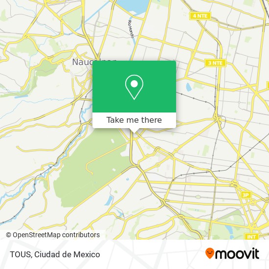 TOUS map