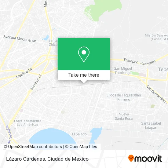 Mapa de Lázaro Cárdenas