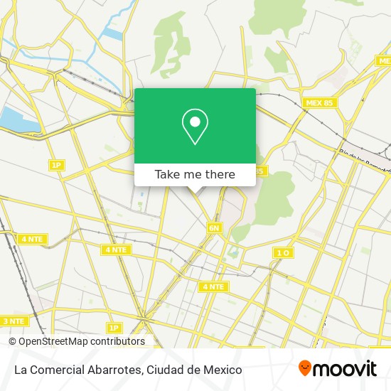 La Comercial Abarrotes map