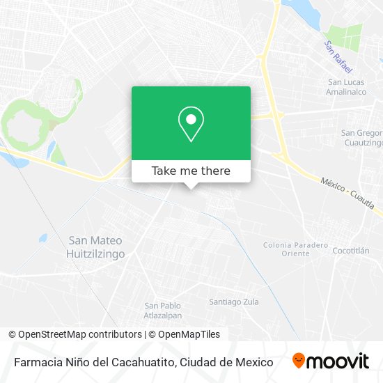 Mapa de Farmacia Niño del Cacahuatito