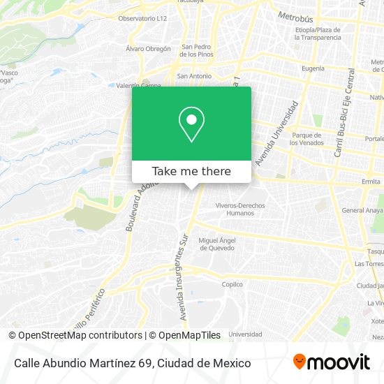 Calle Abundio Martínez 69 map