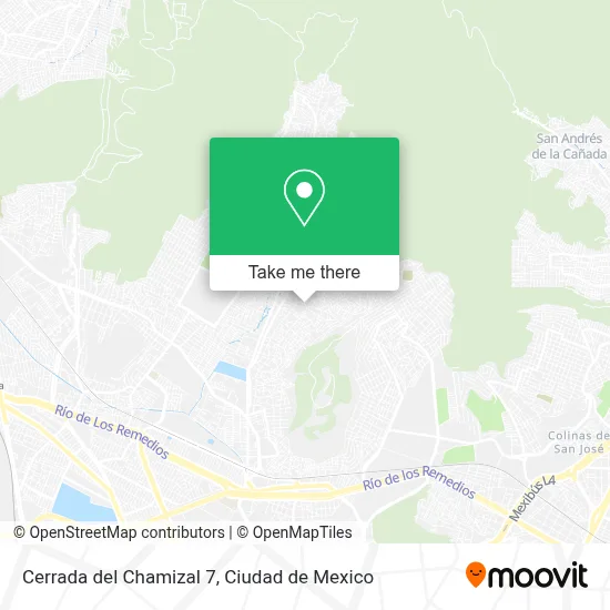 Cerrada del Chamizal 7 map