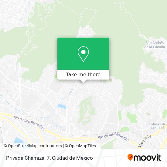 Privada Chamizal 7 map
