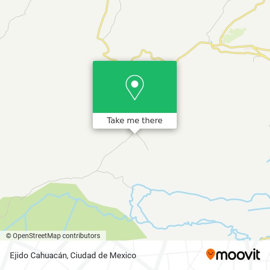 Ejido Cahuacán map