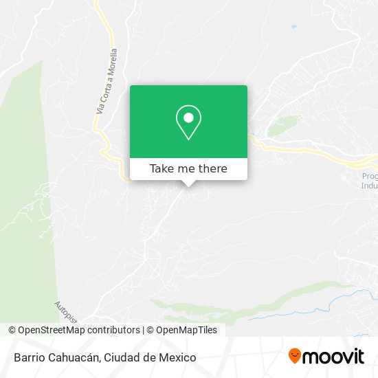 Mapa de Barrio Cahuacán
