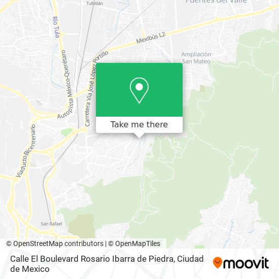 Calle El Boulevard Rosario Ibarra de Piedra map