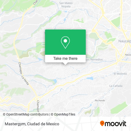 Mapa de Mastergym, Mandarina Las Huertas 1A Secc