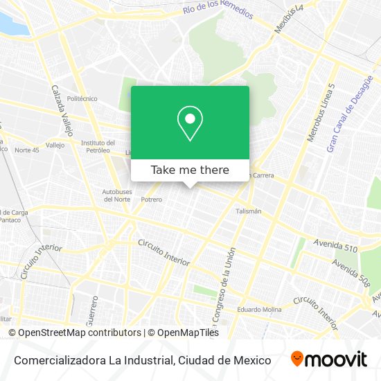 Comercializadora La Industrial map