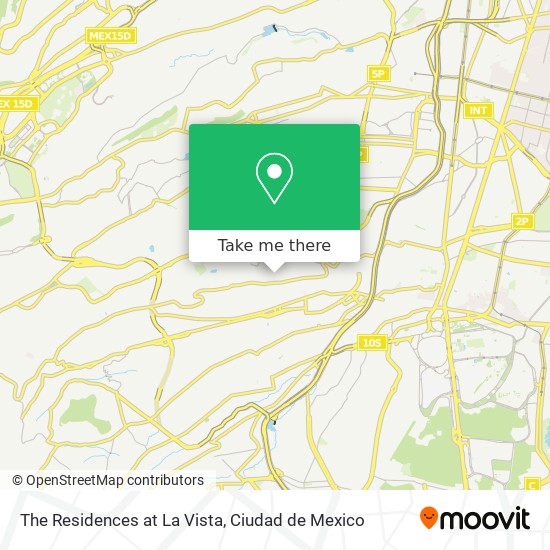 Mapa de The Residences at La Vista
