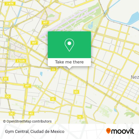 Gym Central map