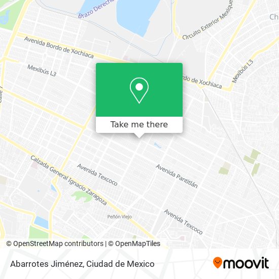 Mapa de Abarrotes Jiménez