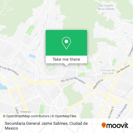 Secundaria General Jaime Sabines map