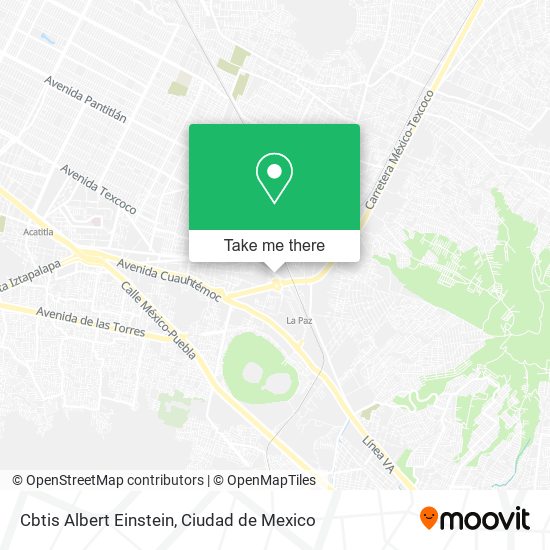 Cbtis Albert Einstein map