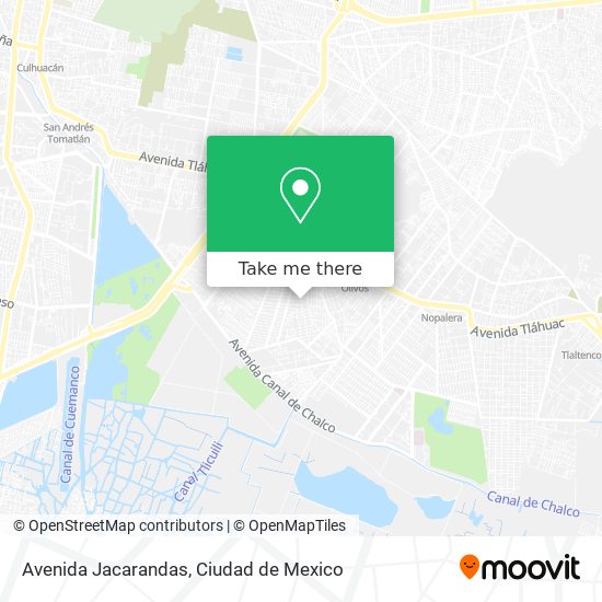 Avenida Jacarandas map