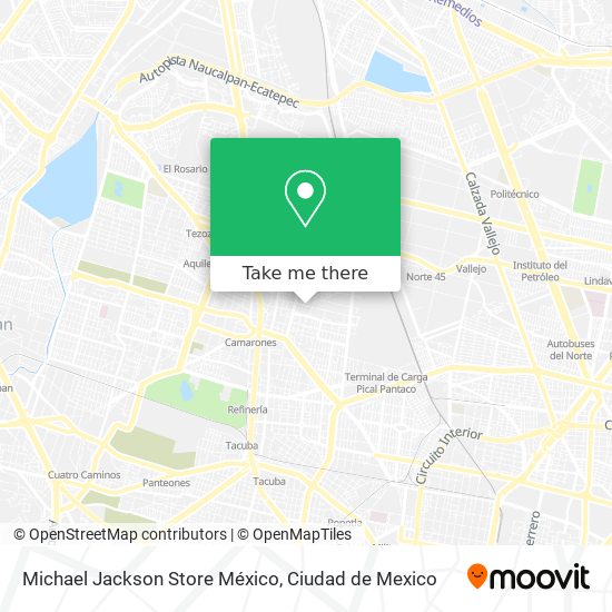 Michael Jackson Store México map