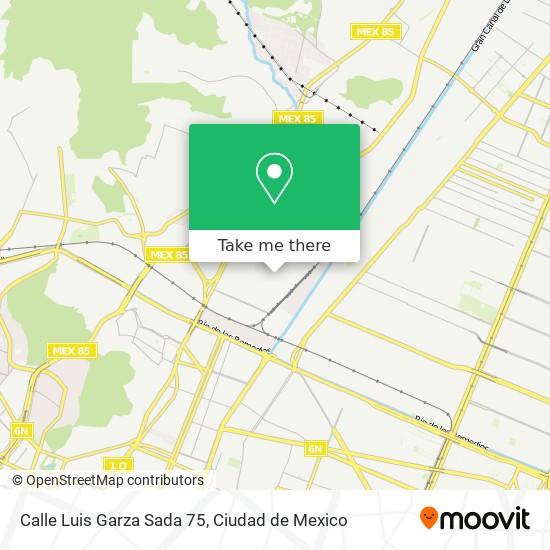 Calle Luis Garza Sada 75 map