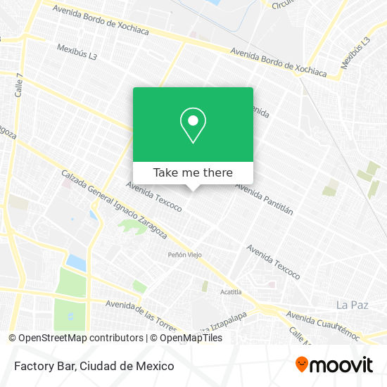 Mapa de Factory Bar