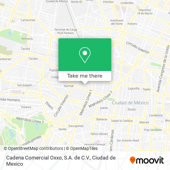 Cadena Comercial Oxxo, S.A. de C.V. map